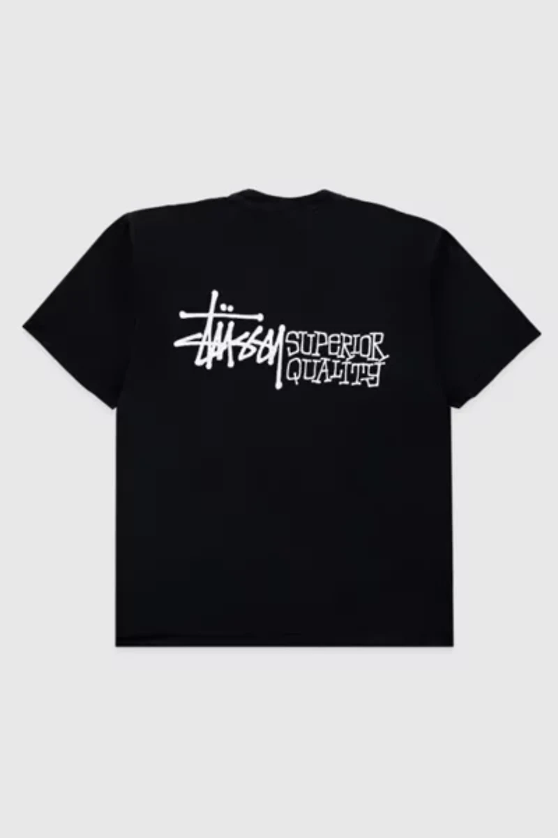 Stussy Superior Quality Pigment Dyed Graphic T-Shirt