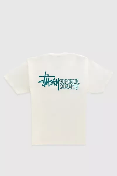 Stussy Superior Quality Pigment Dyed Graphic T-Shirt