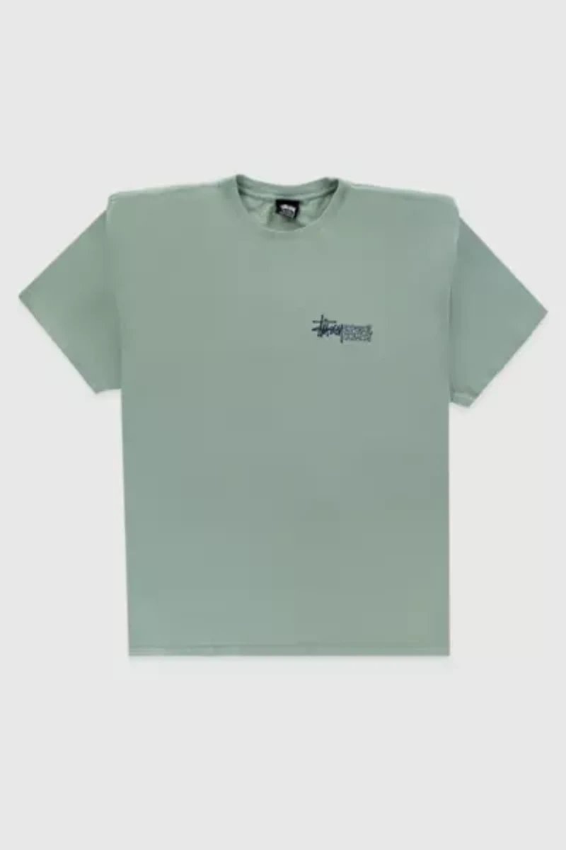 Stussy Superior Quality Pigment Dyed Graphic T-Shirt
