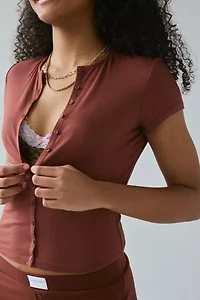 Out From Under Kiera Modern Sleep Short Sleeve Cardigan