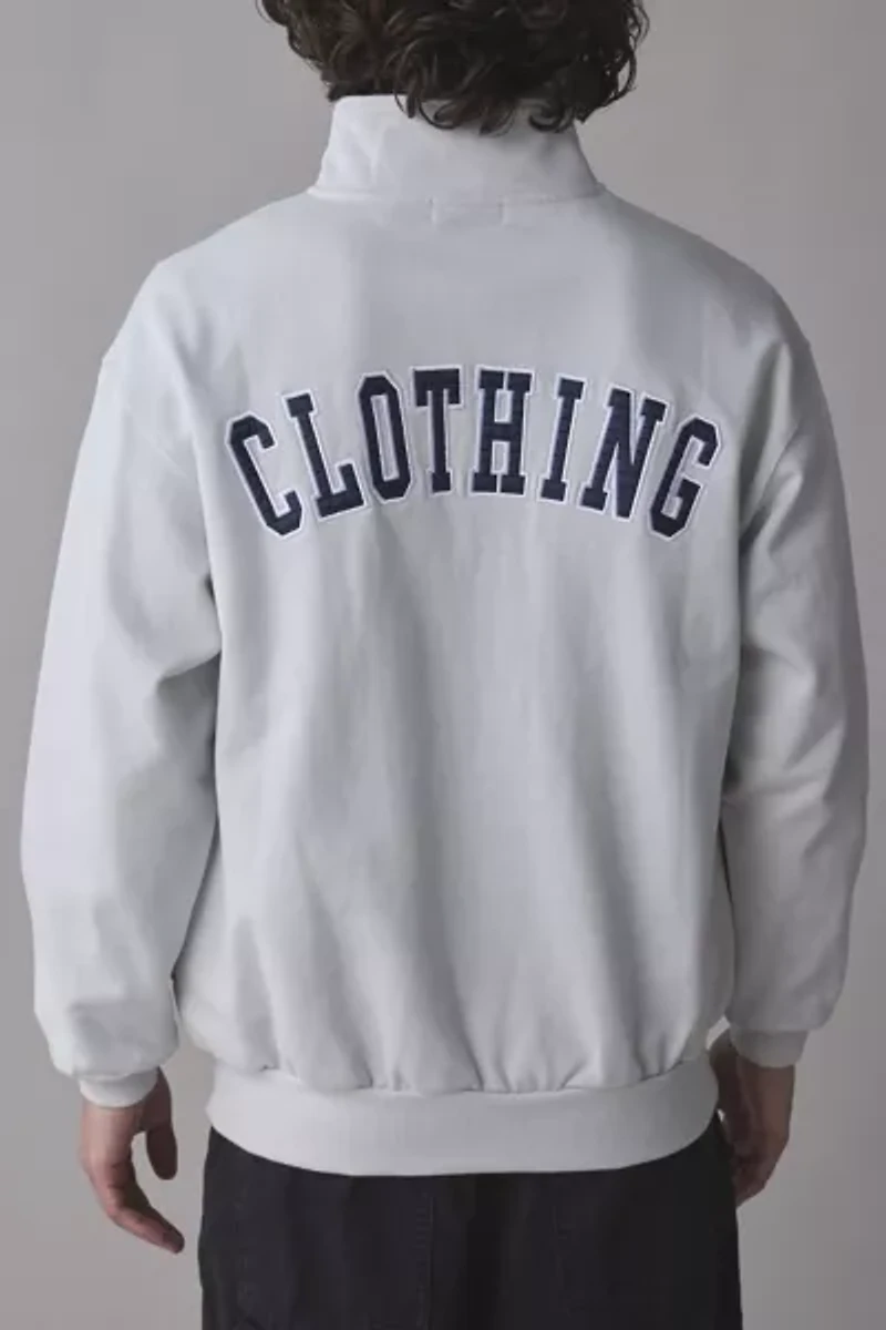 XLARGE Arch Logo Graphic Half Zip Pullover Sweatshirt