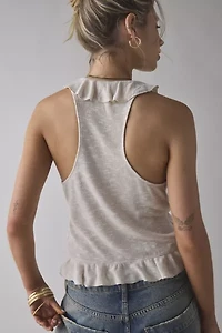 Kimchi Blue Solis Ruffle Racerback Vest