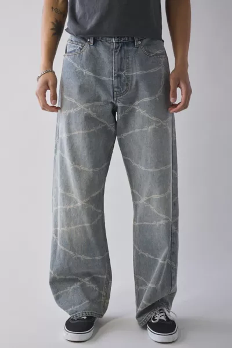 BDG Nitro Barbed Wire Baggy Fit Jean