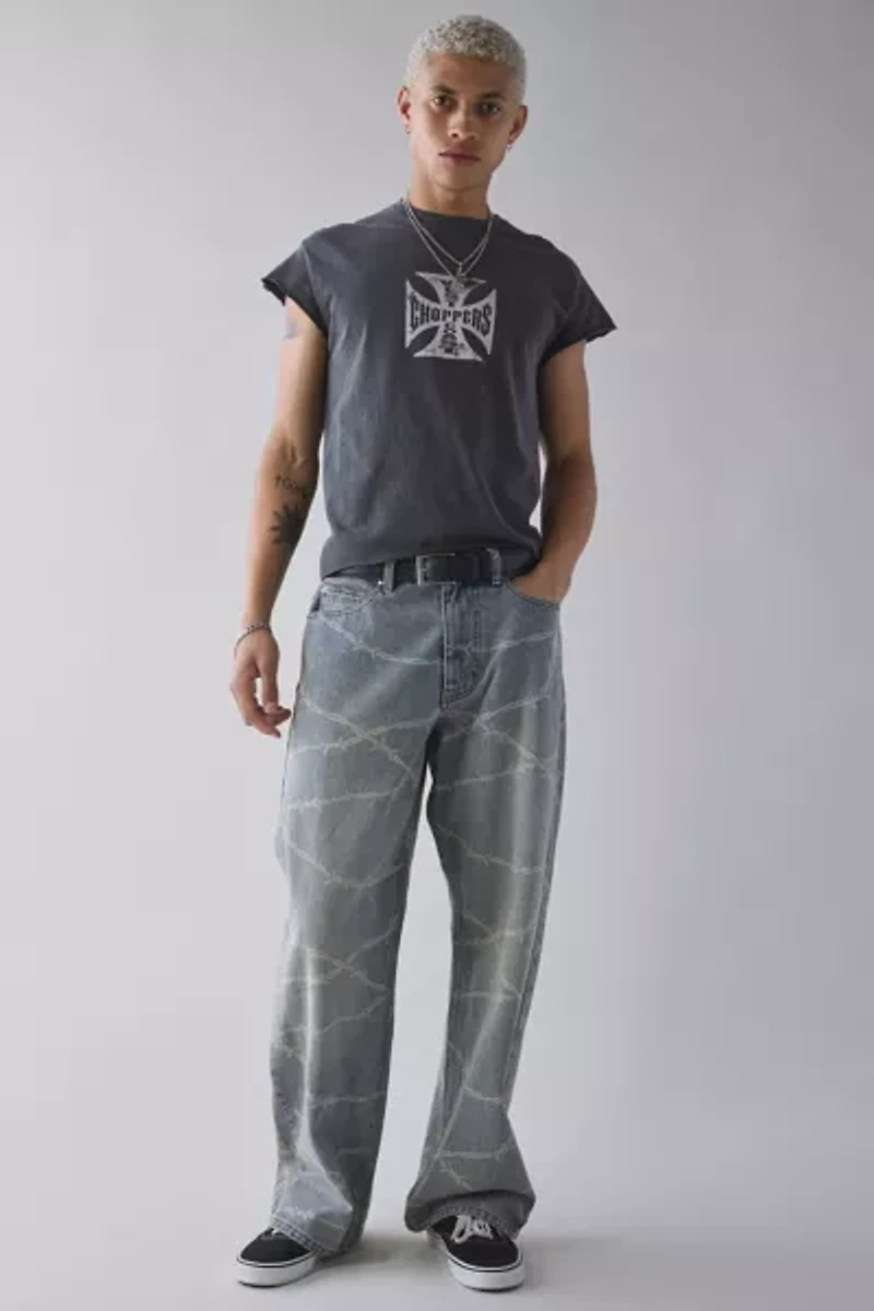 BDG Nitro Barbed Wire Baggy Fit Jean