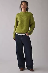 OBEY Aura Colorblock Crew Neck Pullover Sweater