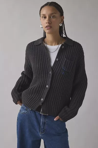 OBEY Julian Button Down Oversized Sweater