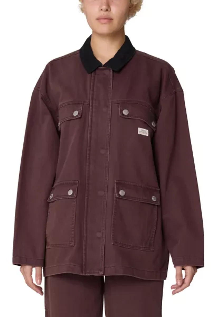 OBEY Fritz Oversized Denim Barn Jacket