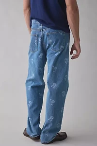 BDG Floral Pattern Baggy Skate Fit Jean