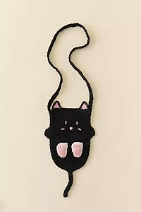 Cat Crochet Bottle Sling