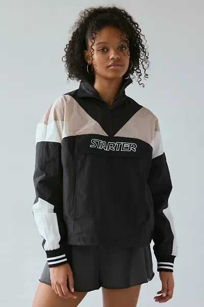 Starter Colorblocked Half-Zip Pullover Jacket