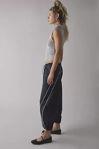 BDG Fast Track Low-Rise Cropped Nylon Pant