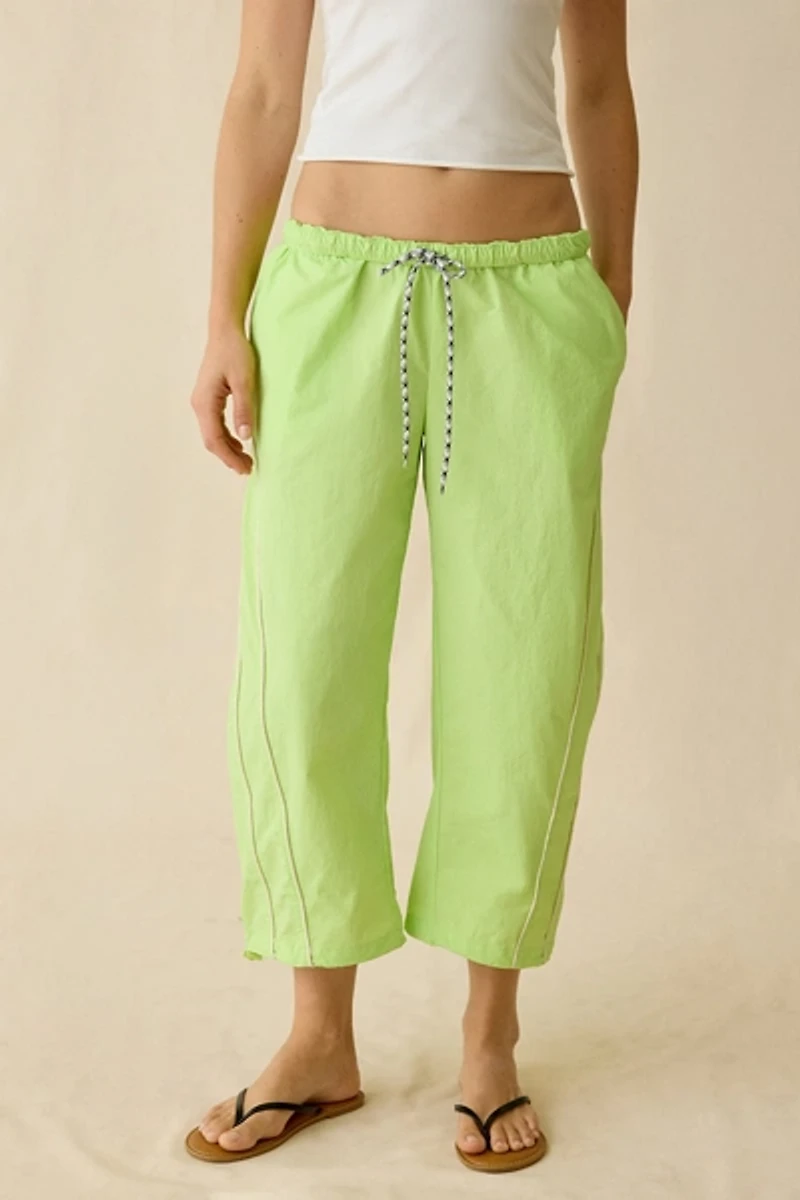 BDG Fast Track Low-Rise Cropped Nylon Pants