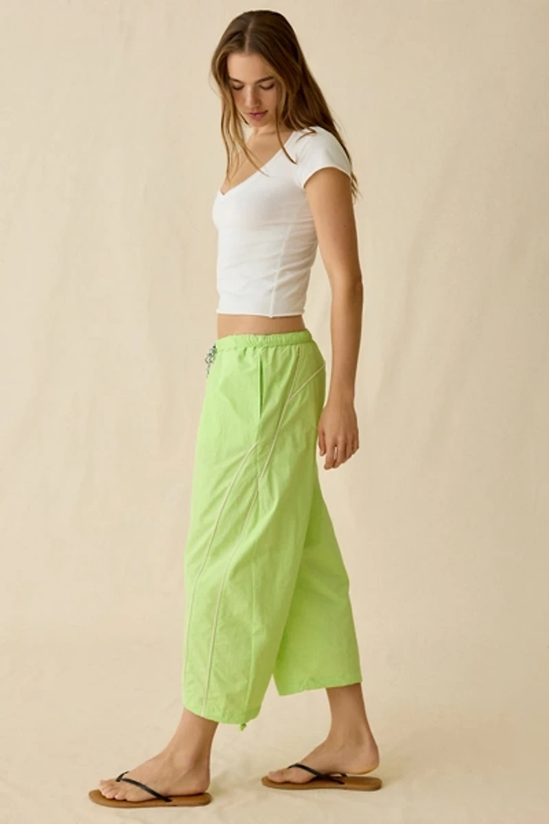 BDG Fast Track Low-Rise Cropped Nylon Pants