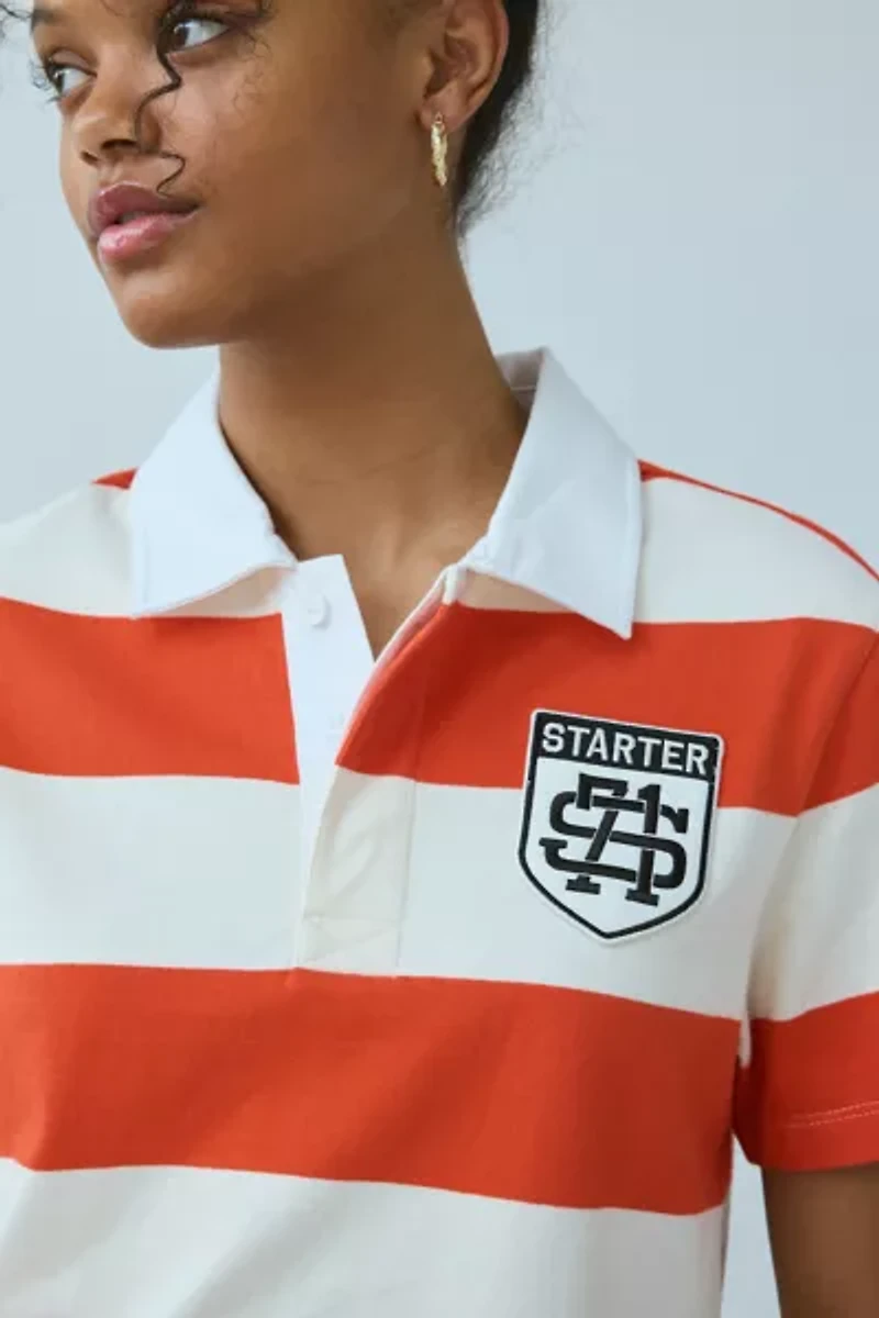 Starter Striped Short Sleeve Polo Shirt