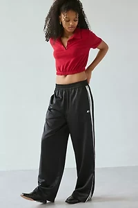 Starter Side-Stripe Wide-Leg Track Pant
