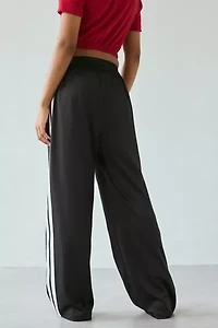 Starter Side-Stripe Wide-Leg Track Pant
