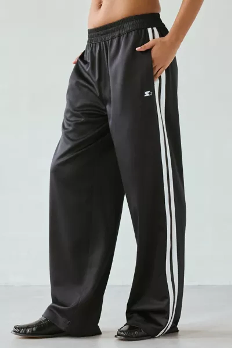Starter Side-Stripe Wide-Leg Track Pant