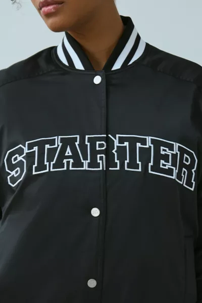 Starter Luxe Satin Varsity Jacket