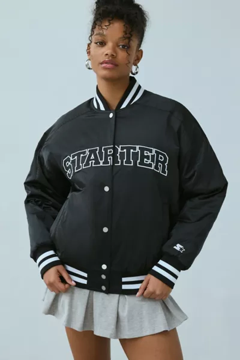 Starter Luxe Satin Varsity Jacket