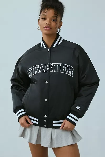 Starter Luxe Satin Varsity Jacket