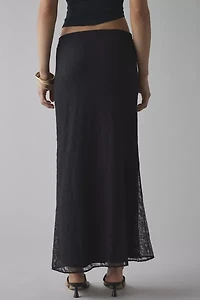 UO Harlow Lace Low-Rise Maxi Skirt