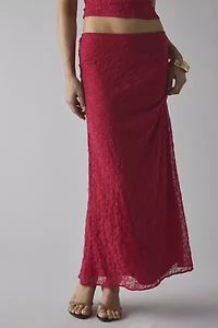 UO Harlow Lace Low-Rise Maxi Skirt