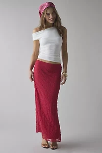 UO Harlow Lace Low-Rise Maxi Skirt