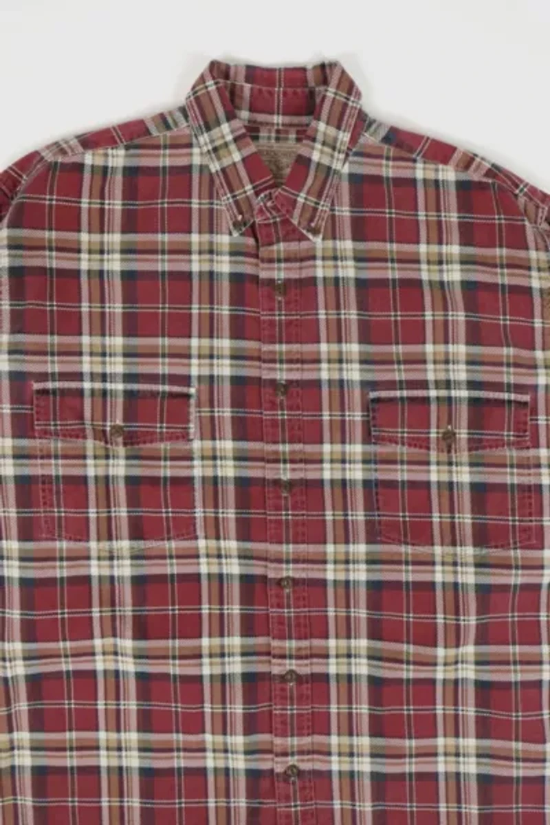 Vintage Abercrombie Plaid Button-Down Shirt
