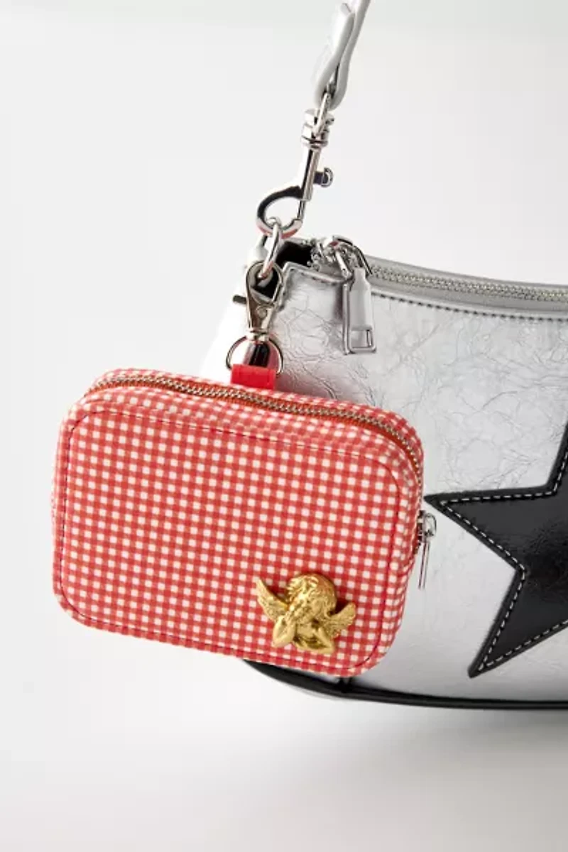 UO Printed Charm Tech Case Keychain