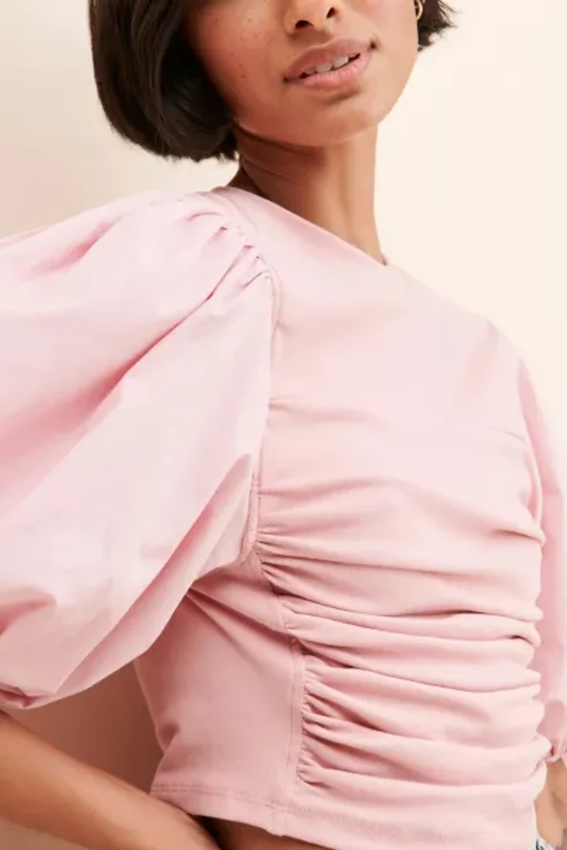 English Factory Ruched Blouse