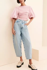 English Factory Ruched Blouse