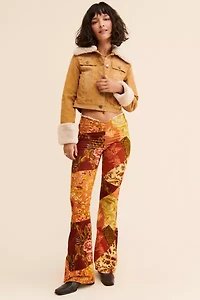 BDG Emmy Corduroy Faux Fur Trim Trucker Jacket