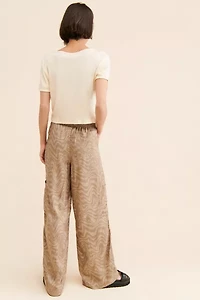 Marie Printed Cargo Pants