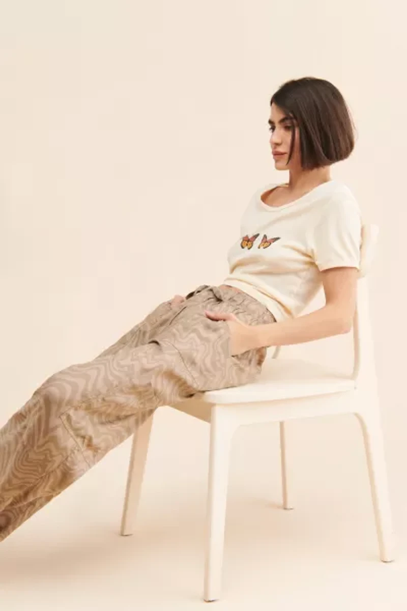 Marie Printed Cargo Pants