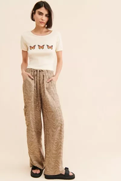 Marie Printed Cargo Pants