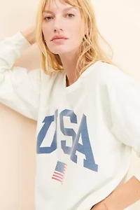 Original Retro Brand USA Crew Neck Sweatshirt