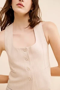 WeWoreWhat Scoop Tailored Vest