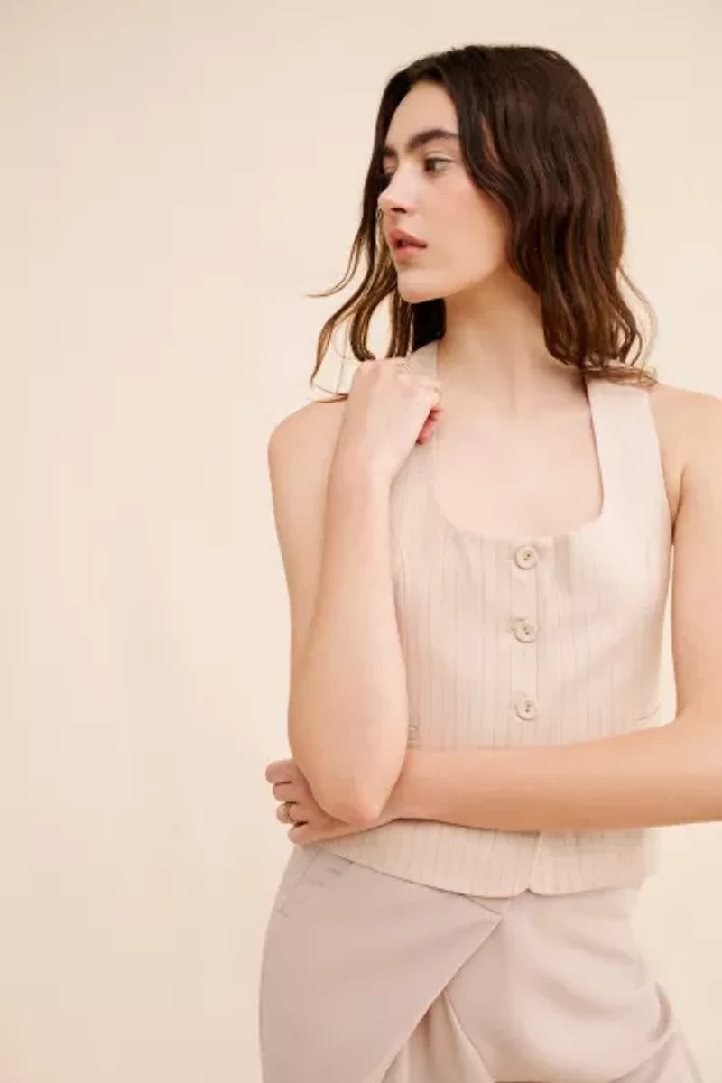 WeWoreWhat Scoop Tailored Vest