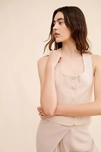 WeWoreWhat Scoop Tailored Vest