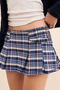 BDG Jesse Low Rise Pleated Mini Skirt