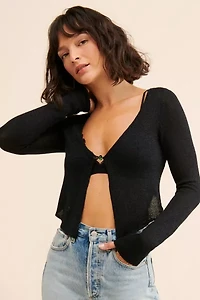Cynthia Sparkle Flyaway Cardigan