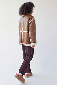Leigh Fleece Oversized Jacket