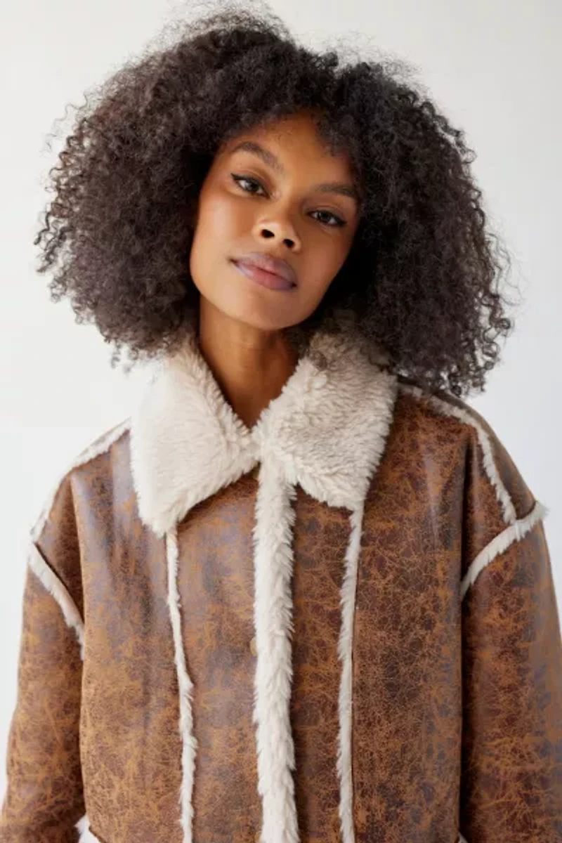 Leigh Fleece Oversized Jacket