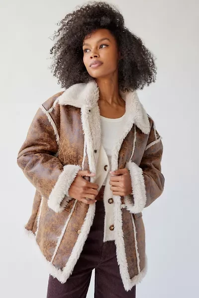 Leigh Fleece Oversized Jacket