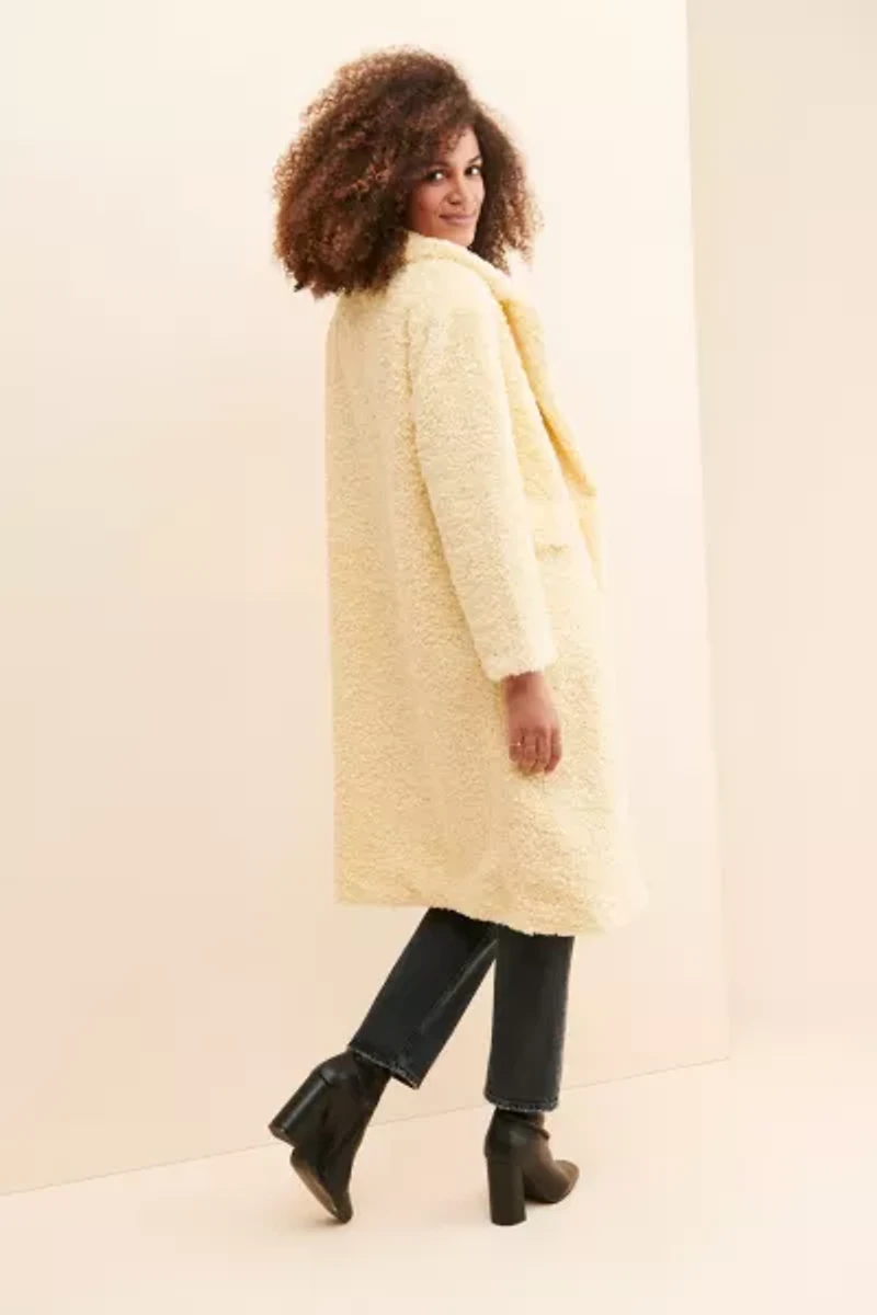 Glamorous Faux Fur Ladies Coat