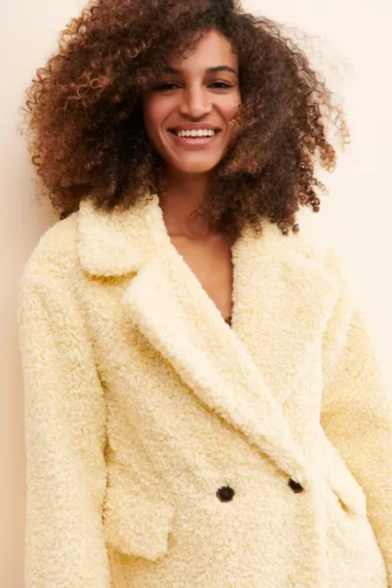 Glamorous Faux Fur Ladies Coat