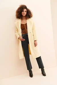 Glamorous Faux Fur Ladies Coat