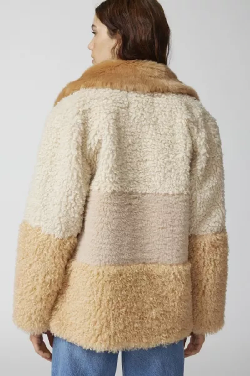 Kerry Faux Fur Patchwork Jacket