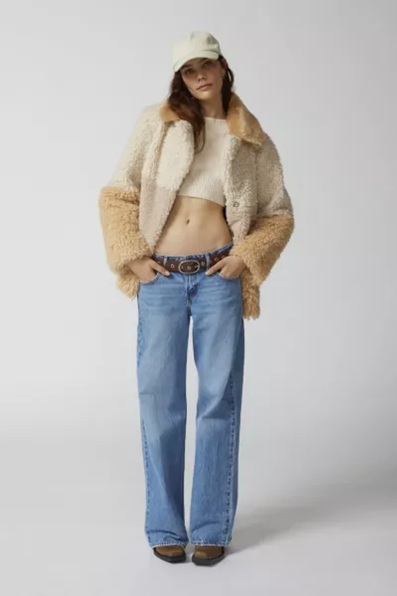 Kerry Faux Fur Patchwork Jacket