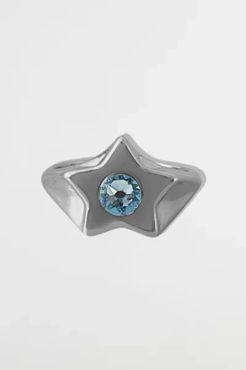 Five Fourty Nine Astro Star Signet Ring